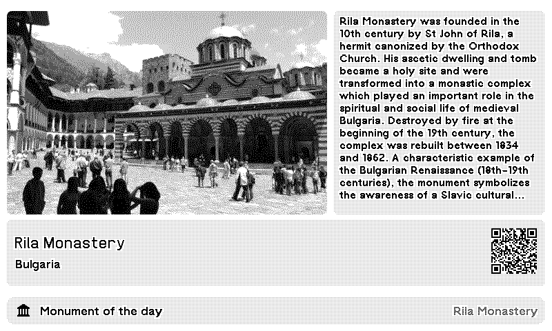 TRMNL | Monument of the day plugin