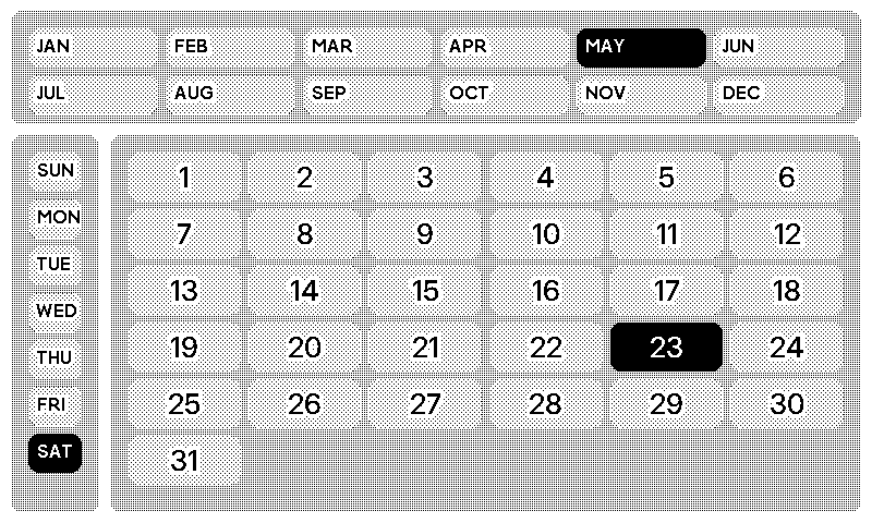 TRMNL | Visual Calendar plugin